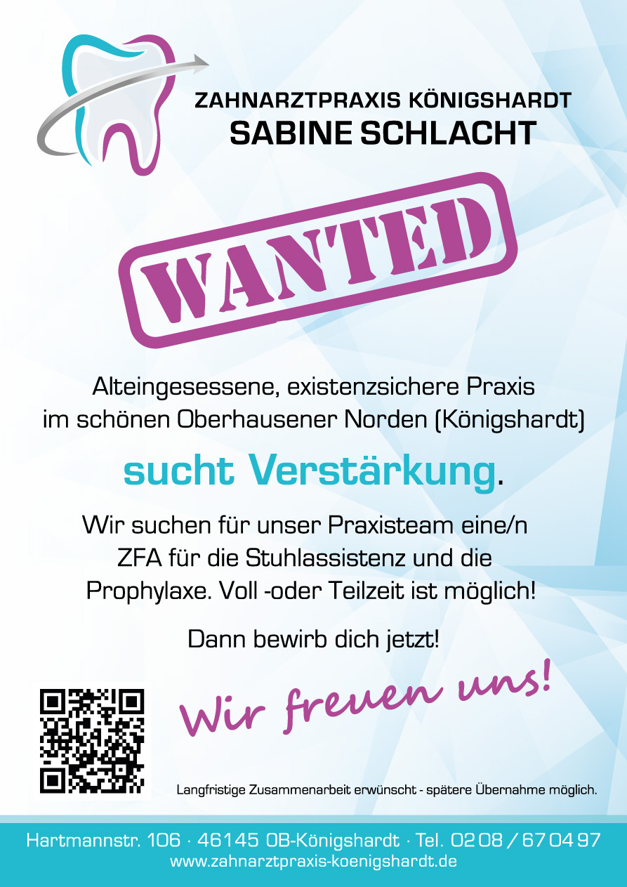 Wir suchen Verstärkung
